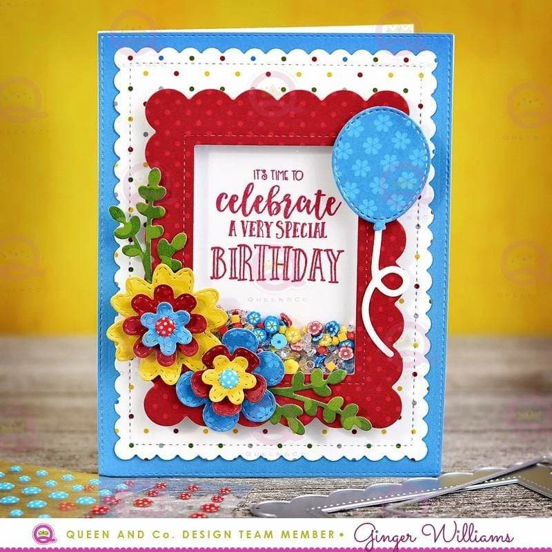 Queen & Co Frames Shaped Shaker Kit 7 Queen & Co Frames Shaped Shaker Kit