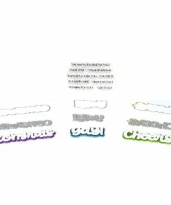 Queen & Co Congrats Sentiment Stacker Kit Word Dies