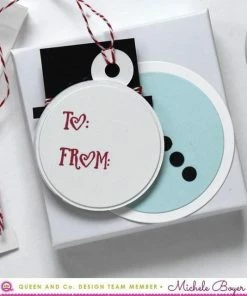 Queen & Co Shaped Shaker Tags