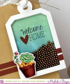 Queen & Co Shaped Shaker Tags