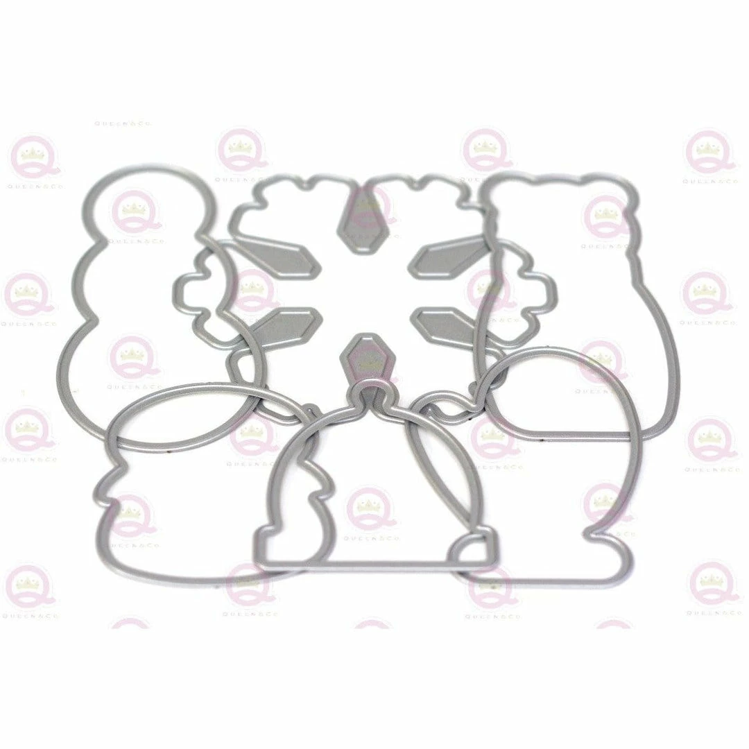 Queen & Co Outline Dies - All Bundled Up Kit 1 Queen & Co Outline Dies - All Bundled Up Kit