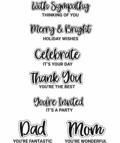 Queen & Co Sentiment Stacker Dies #1 Word Dies