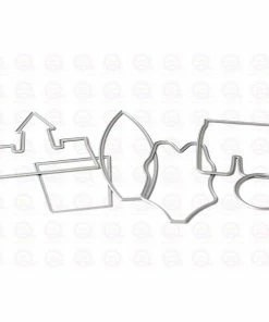 Queen & Co Beach Bound Outline Dies