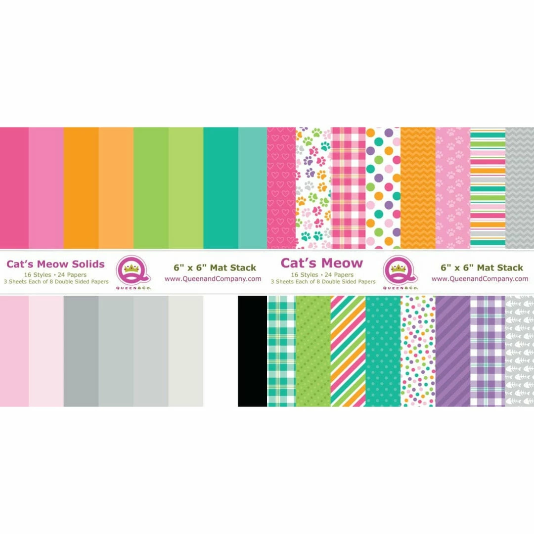 Queen & Co Cat's Meow Paper Set Paper Pads 1 Queen & Co Cat's Meow Paper Set Paper Pads