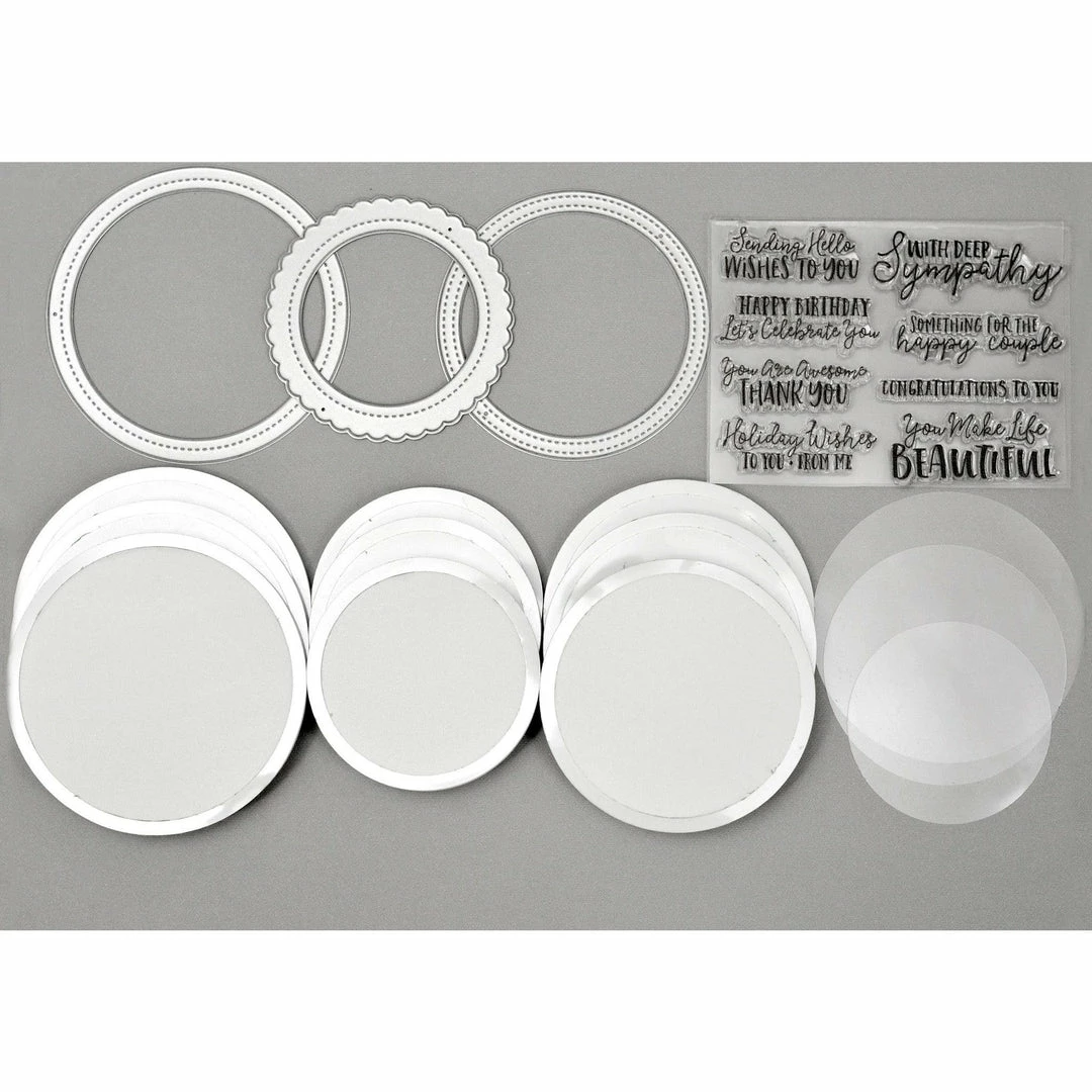 Queen & Co Shaped Shaker Kits Circle Shaped Shaker Set 4 Queen & Co Shaped Shaker Kits Circle Shaped Shaker Set