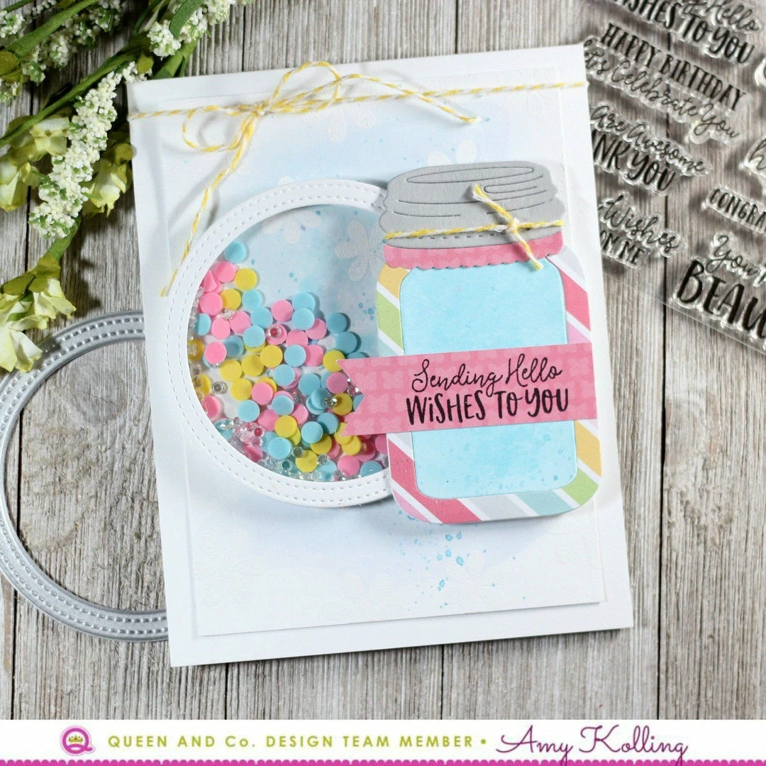 Queen & Co Shaped Shaker Kits Circle Shaped Shaker Set 15 Queen & Co Shaped Shaker Kits Circle Shaped Shaker Set