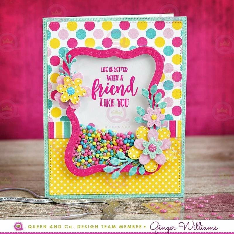 Queen & Co Frames Shaped Shaker Kit 1 Queen & Co Frames Shaped Shaker Kit