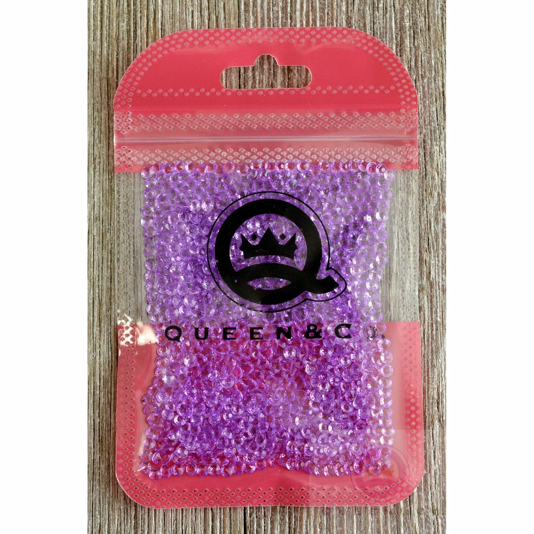 Queen & Co Toppings Diamonds Lavender 2 Queen & Co Toppings Diamonds Lavender