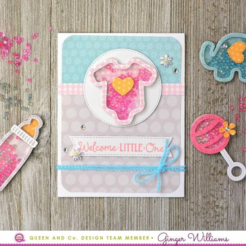 Queen & Co Shaped Shaker Kits Baby Shaped Shaker Set 9 Queen & Co Shaped Shaker Kits Baby Shaped Shaker Set