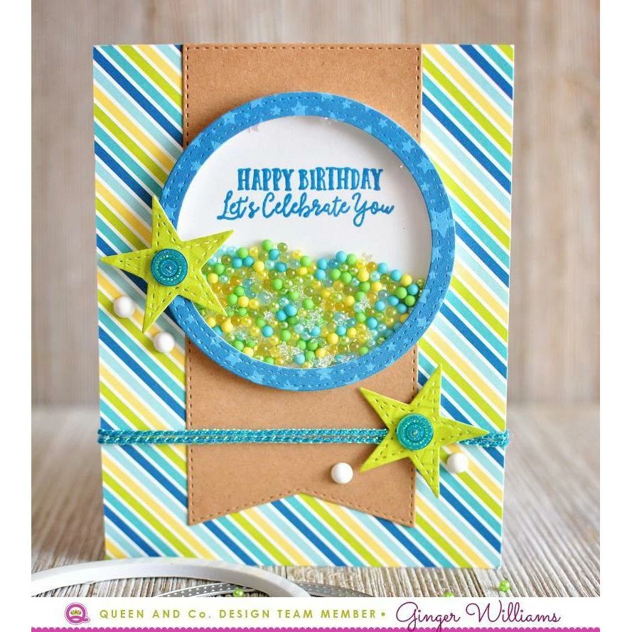 Queen & Co Shaped Shaker Kits Circle Shaped Shaker Set 6 Queen & Co Shaped Shaker Kits Circle Shaped Shaker Set