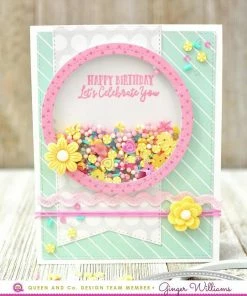 Queen & Co Shaped Shaker Kits Circle Shaped Shaker Set 30 Queen & Co Shaped Shaker Kits Circle Shaped Shaker Set