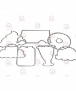 Queen & Co Sweet Shop Outline Dies