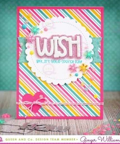 Queen & Co Word Dies Wish Big Sentiment Stackers