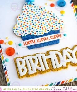 Queen & Co Word Dies Wish Big Sentiment Stackers