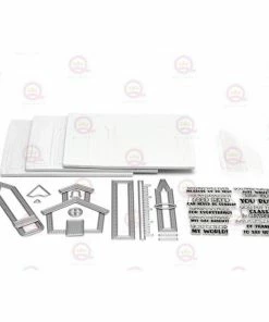 Queen & Co Shaped Shaker Kits School Days Shaped Shaker Kit