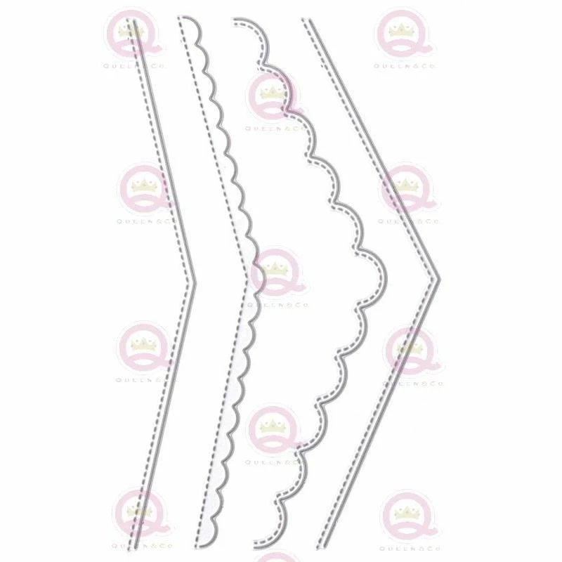 Queen & Co On Point Border Dies Foundation & Border 2 Queen & Co On Point Border Dies Foundation & Border