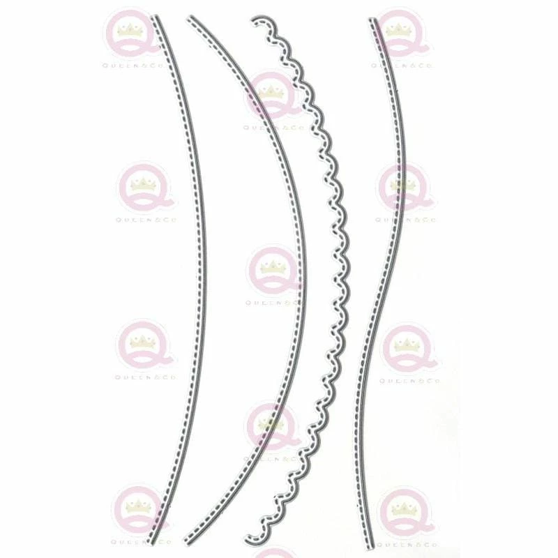 Queen & Co Curvy Border Dies 2 Queen & Co Curvy Border Dies