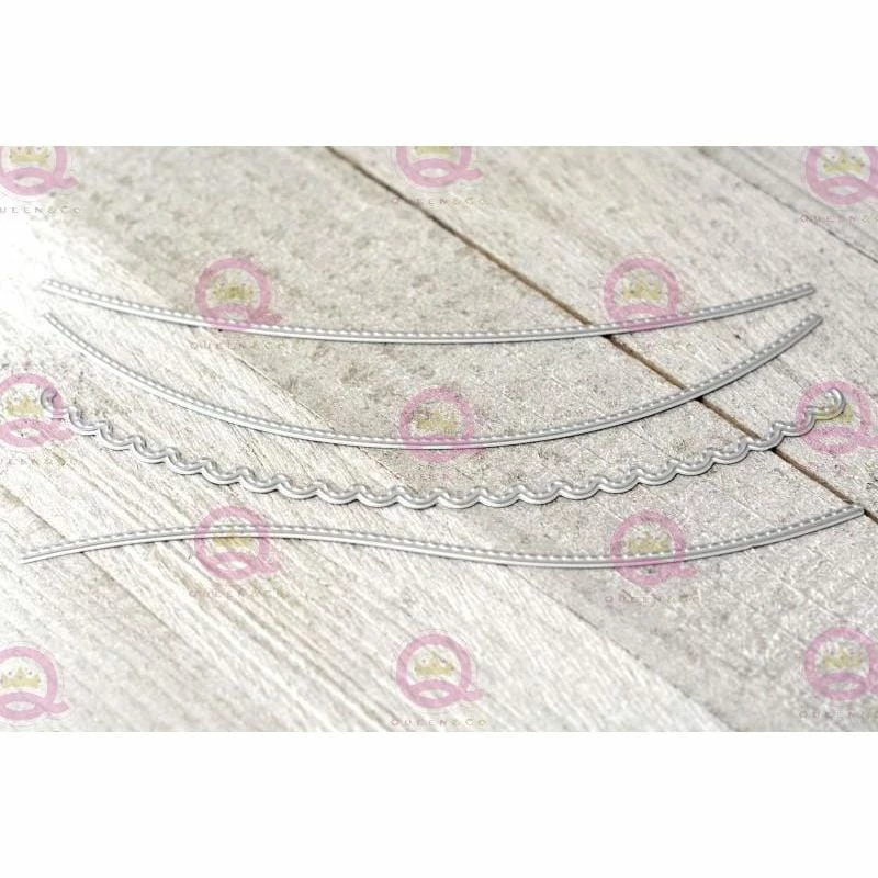 Queen & Co Curvy Border Dies 1 Queen & Co Curvy Border Dies
