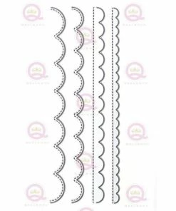Queen & Co Scalloped Border Dies Foundation & Border