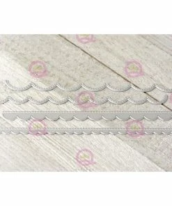 Queen & Co Scalloped Border Dies Foundation & Border