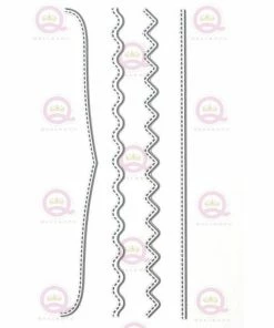 Queen & Co Foundation & Border Simple Border Dies