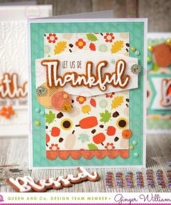 Queen & Co Fall Sentiment Stackers Word Dies