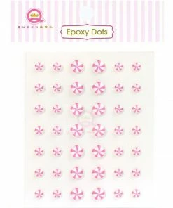 Queen & Co Epoxy Dot Swirl Pink Bling