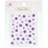 Queen & Co Epoxy Dots Purple Bling