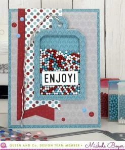 Queen & Co Shaped Shaker Tags