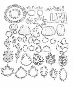 Queen & Co Foundation & Border Fall Foundation Die Set