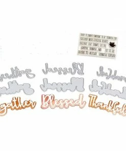 Queen & Co Fall Sentiment Stackers Word Dies