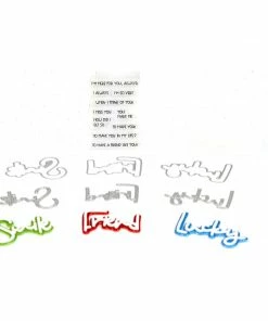 Queen & Co Word Dies Friends Sentiment Stacker Kit