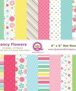 Queen & Co Fancy Flower Paper Pad New