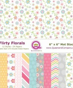 Queen & Co Flirty Florals Paper Pad Paper Pads