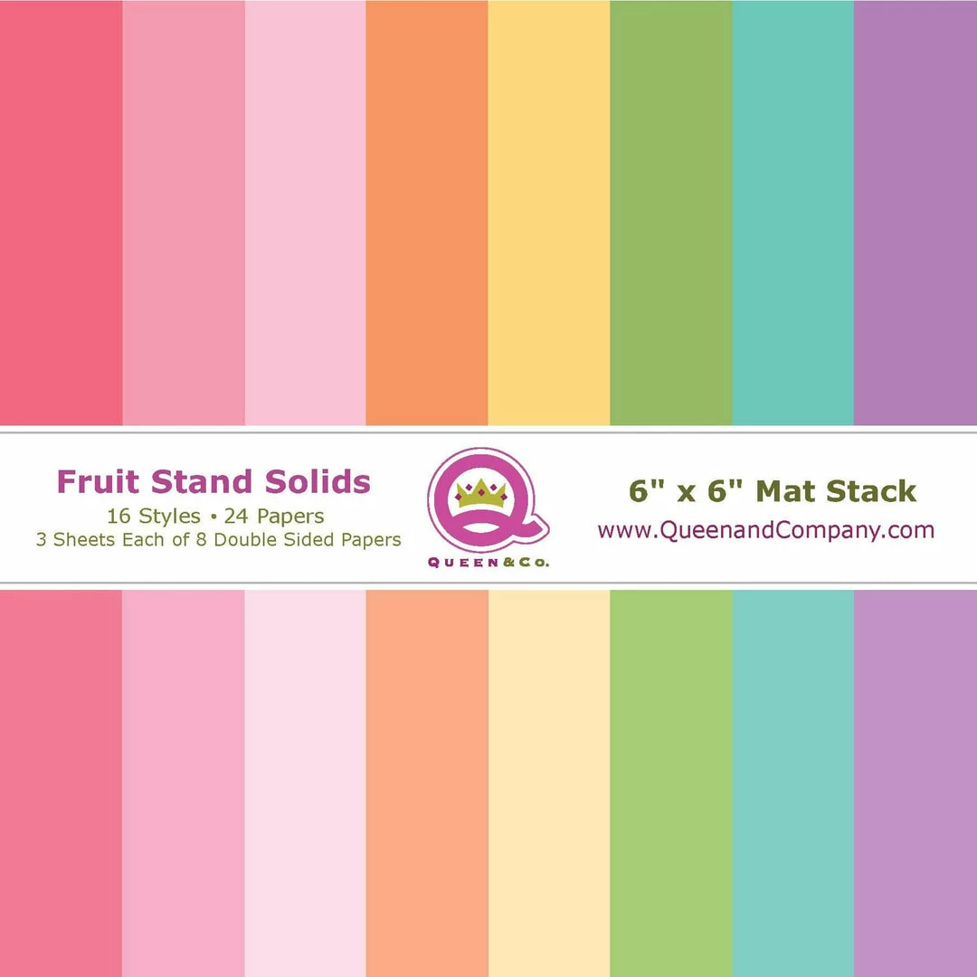 Queen & Co Fruit Stand Solid Paper Paper Pads 1 Queen & Co Fruit Stand Solid Paper Paper Pads