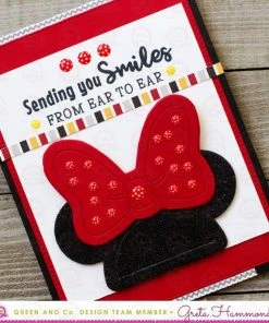 Queen & Co Bling Epoxy Dot Polka Blue