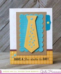 Queen & Co Bling Epoxy Dot Polka Blue