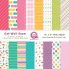 Queen & Co Paper Pads Get Well Patterned Paper Pad
