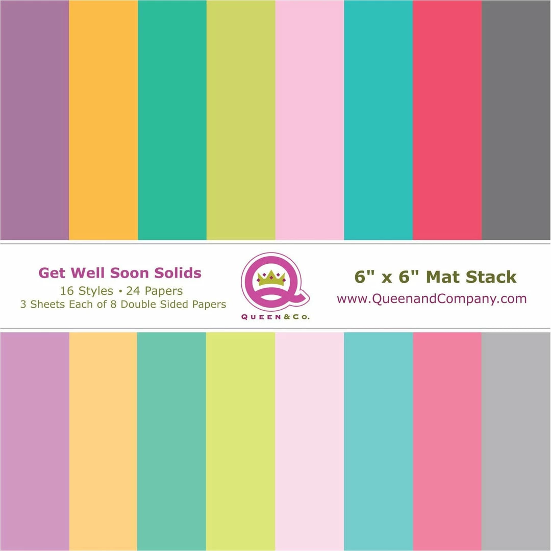 Queen & Co Get Well Solid Paper Pad Paper Pads 1 Queen & Co Get Well Solid Paper Pad Paper Pads