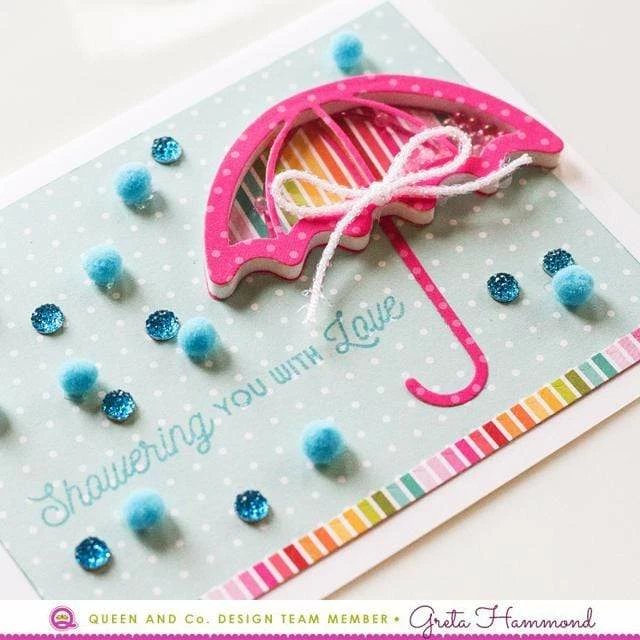 Queen & Co Sparkle String Red Trims 6 Queen & Co Sparkle String Red Trims