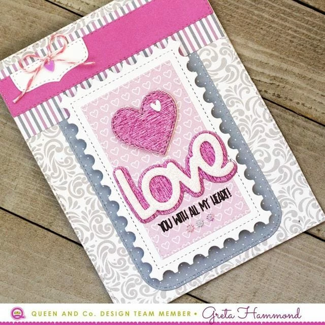 Queen & Co Word Dies Love Sentiment Stackers 10 Queen & Co Word Dies Love Sentiment Stackers