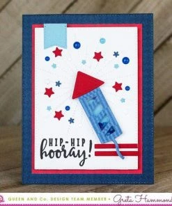 Queen & Co Shaped Shaker Kits Patriotic Shaped Shaker