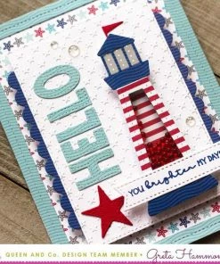 Queen & Co Shaped Shaker Kits Nautical Life Shaped Shaker