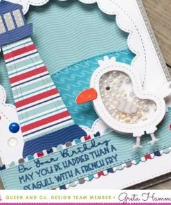 Queen & Co Shaped Shaker Kits Nautical Life Shaped Shaker