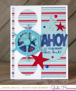 Queen & Co Shaped Shaker Kits Nautical Life Shaped Shaker