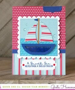 Queen & Co Shaped Shaker Kits Nautical Life Shaped Shaker