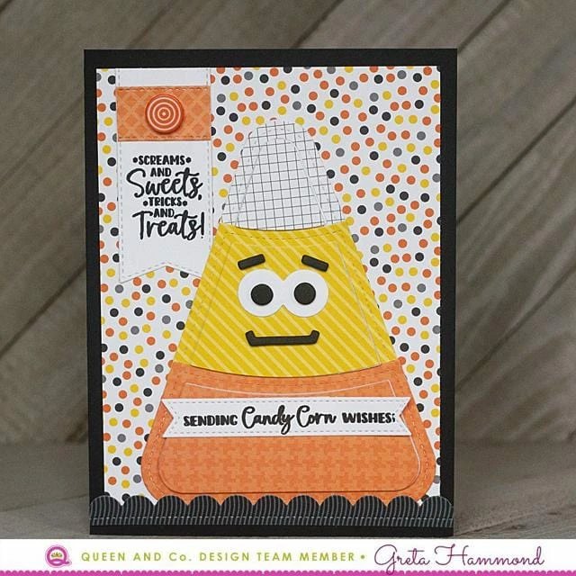 Queen & Co Shaped Shaker Kits Candy Corn Shaped Shaker 6 Queen & Co Shaped Shaker Kits Candy Corn Shaped Shaker