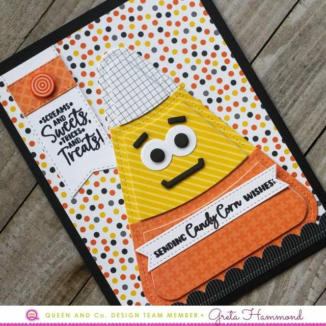 Queen & Co Shaped Shaker Kits Candy Corn Shaped Shaker 8 Queen & Co Shaped Shaker Kits Candy Corn Shaped Shaker