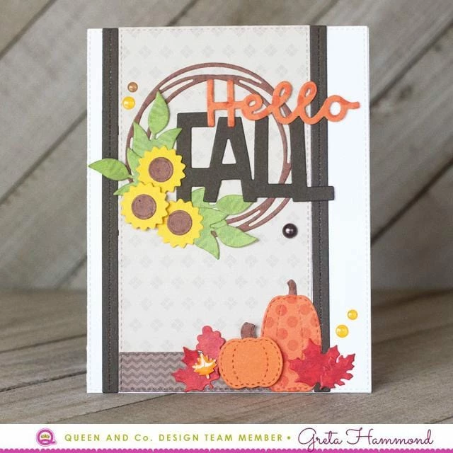 Queen & Co Foundation & Border Fall Foundation Die Set 11 Queen & Co Foundation & Border Fall Foundation Die Set