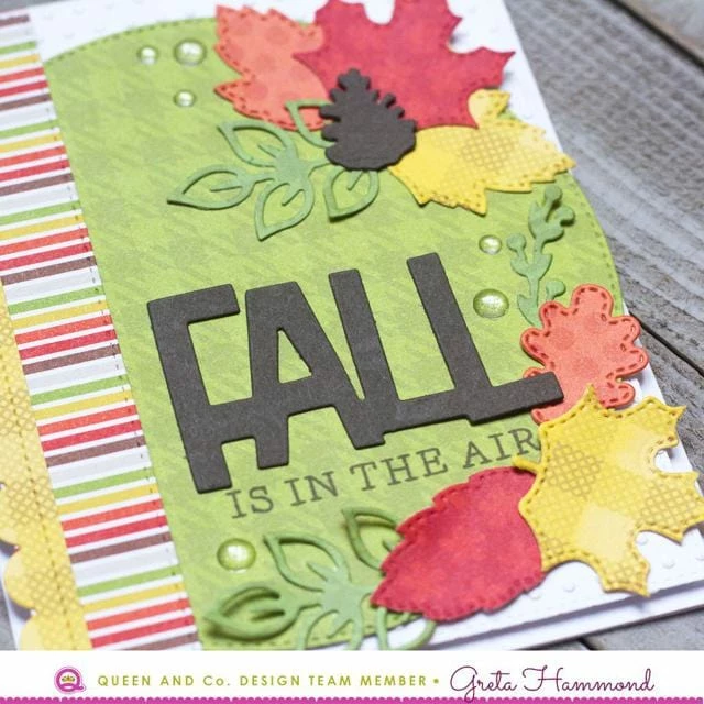 Queen & Co Foundation & Border Fall Foundation Die Set 8 Queen & Co Foundation & Border Fall Foundation Die Set